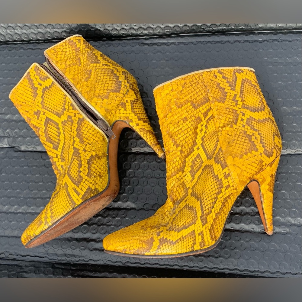 Biondini snakeskin boots